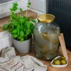 Tarro TO 4L con tapa dorada fi100 - 4 