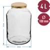 Tarro TO 4L con tapa dorada fi100 - 3 
