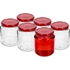 Tarro TO 580ml gordito con tapa bordo fi82/6 -6uds - 2 