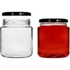Tarro TO 580ml gordito con tapa negra fi82/6 -6uds - 3 