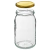 Tarro TO 900ml tapa dorada fi82/6 - 6uds. - 5 