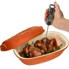 Termómetro de cocina electrónico, LCD (-50/200C) plateado - 7 
