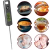 Termómetro de cocina electrónico, LCD (-50/200C) plateado - 6 