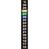 Termómetro de cristal líquido (16/30C) 13cm  - 1 