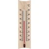 Termómetro de habitación de madera (-25/50°C) 15cm natural  - 1 