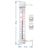Termómetro exterior (-50/50C) 23cm mix, prod.pol. - 2 