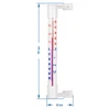 Termómetro exterior blanco (-50/50C) 18cm - 3 