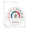Termómetro para refrigeradores y congeladores (-35/45C) Ø 5cm - 2 