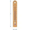 Termómetro universal (-30/50C) 17cm marrón claro - 4 