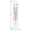 Termómetro universal blanco (-30/50C) 20cm - 2 