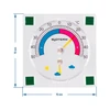Termómetro universal con higrómetro transparente autoadhesivo (-50/50C) - 2 