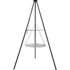 Trípode para fogata con parrilla, 150 cm - 4 