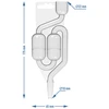 Tubo de fermentación de plástico MAXI-v2 - 3 