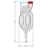 Tubo de fermentación MAXI con tapón protector - 3 