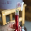 Vinómetro (sacarímetro) en tubo de ensayo de plástico - 4 