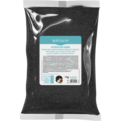 Activated Duo Carbon - mezcla de carbón activado mineral y de coco, 1 kg, para 60 L
