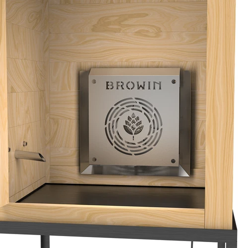 Ahumador 200 L dragON Larch E21 - de alerce, con módulo calefactor eléctrico y controlador - 10