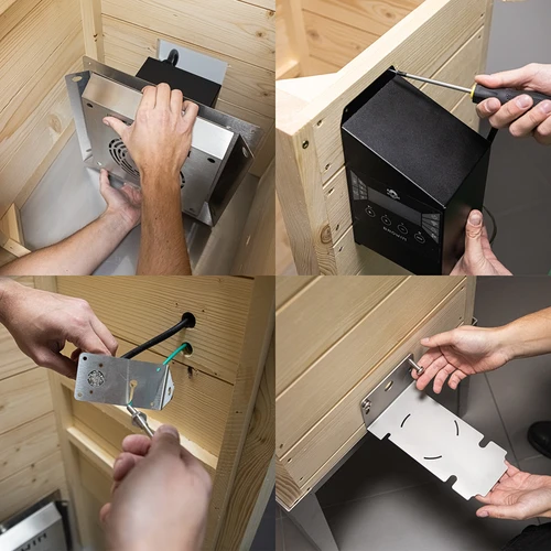 Ahumador con Wi‑Fi, 200 L- dragON WOOD 100IQ con módulo calefactor eléctrico y controlador - 13