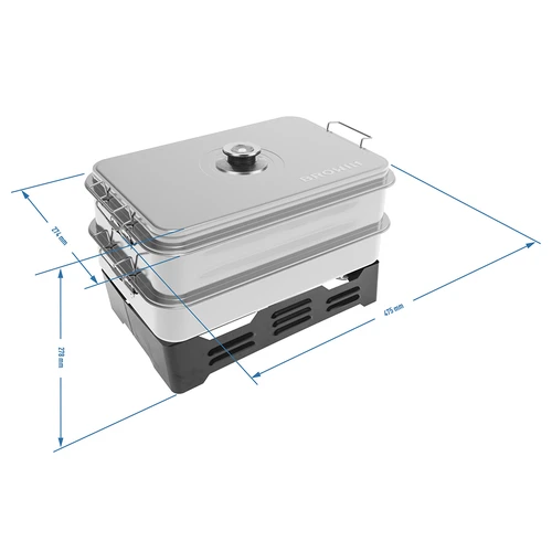 Ahumador de balcón con capacidad ajustable - 6