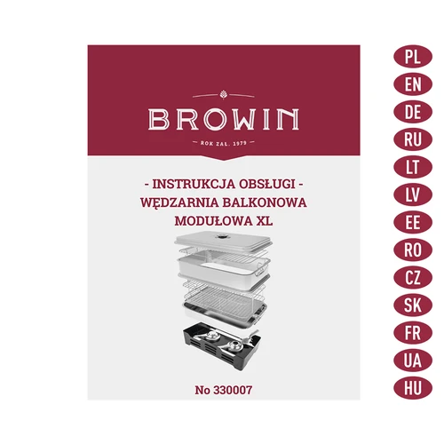 Ahumador de balcón con capacidad regulable - 8