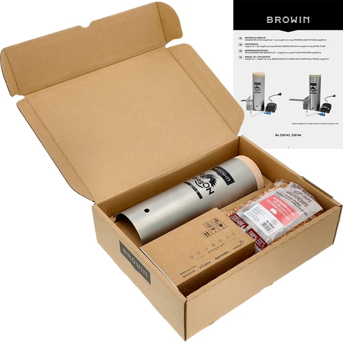 Ahumador de jardín de madera de 200 L – dragON Wood 100E con módulo de calentamiento eléctrico y controlador - 11