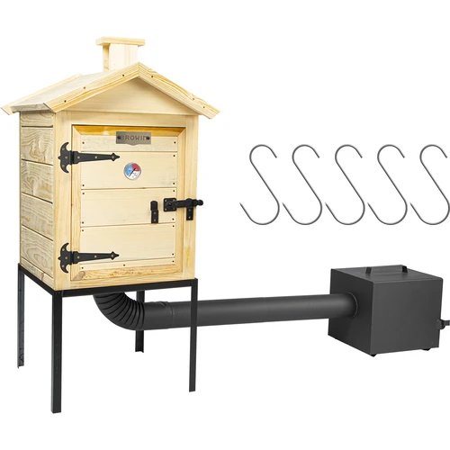 Ahumador de madera de 60 cm, con caja de fuego - 2