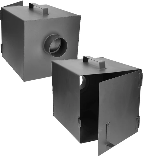 Ahumador de madera de 60 cm, con caja de fuego - 5