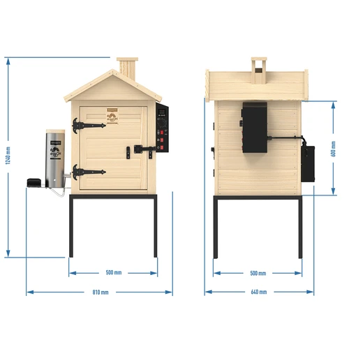 Ahumador de madera eléctrico dragON WOOD E11 - 12