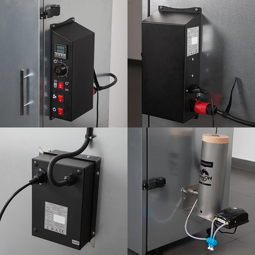 Ahumador dragON de acero 220 L – con controlador digital - 5