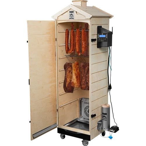 Ahumador dragON PLYWOOD NATURE – sin armazón, modular, con controlador Wi‑Fi, 320 L - 4