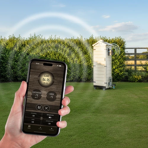 Ahumador dragON PLYWOOD NATURE – sin armazón, modular, con controlador Wi‑Fi, 320 L - 12