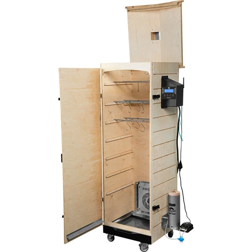 Ahumador dragON PLYWOOD NATURE – sin marco, modular, con controlador Wi‑Fi, 320 L - 3