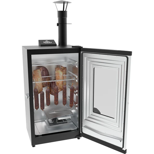 Ahumador eléctrico dragON con generador de humo, digital, 65 L - 6