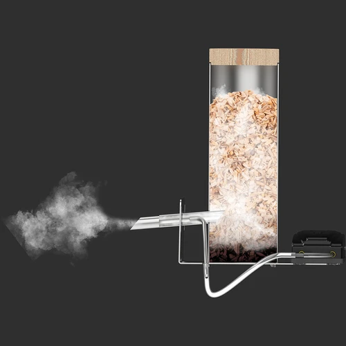 Ahumador eléctrico dragON con generador de humo, digital, 65 L - 23