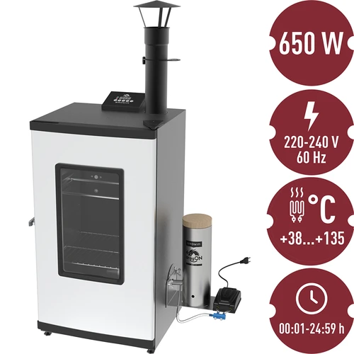 Ahumador eléctrico dragON E201 y generador de humo - 25