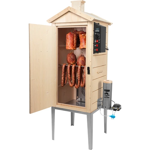 Ahumador eléctrico dragON PLYWOOD NATURE 100E con módulo de calentamiento eléctrico y controlador digital - 4