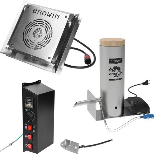 Ahumador sin bastidor dragON PLYWOOD NATURE con controlador digital, 200L - 7