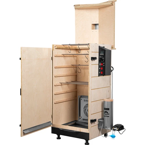Ahumador sin marco dragON PLYWOOD NATURE con controlador digital, 200L - 3