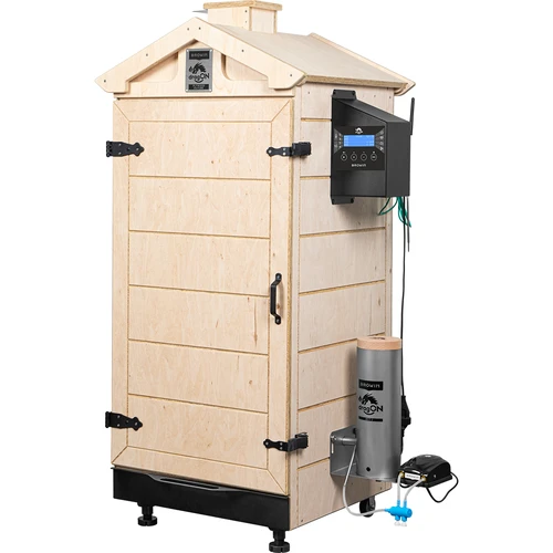 Ahumador sin marco dragON PLYWOOD NATURE con controlador Wi-Fi, 200L - 2
