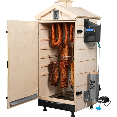 Ahumador sin marco dragON PLYWOOD NATURE con controlador Wi-Fi, 200L - 4