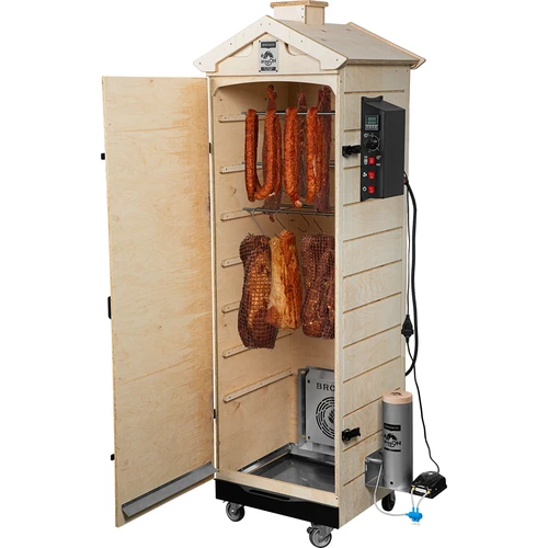 Ahumadora dragON PLYWOOD NATURE – sin bastidor, modular, con controlador digital, 320 L - 4