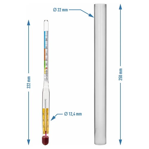 Alcoholímetro con termómetro - 3