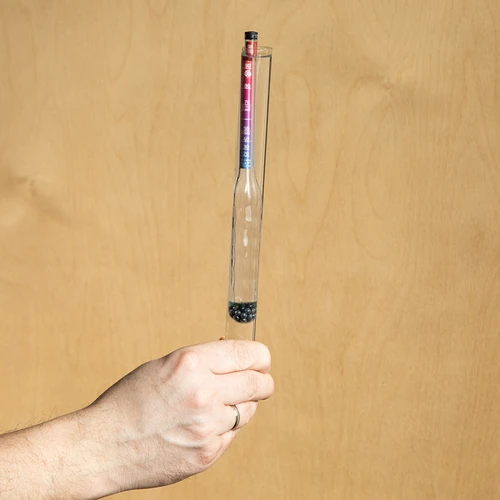 Alcoholímetro irrompible con probeta, rango de medición 20-98% - 5