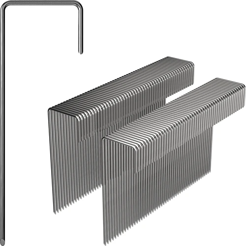 Anclajes en L para agrotextil, acero - 100 piezas - 2