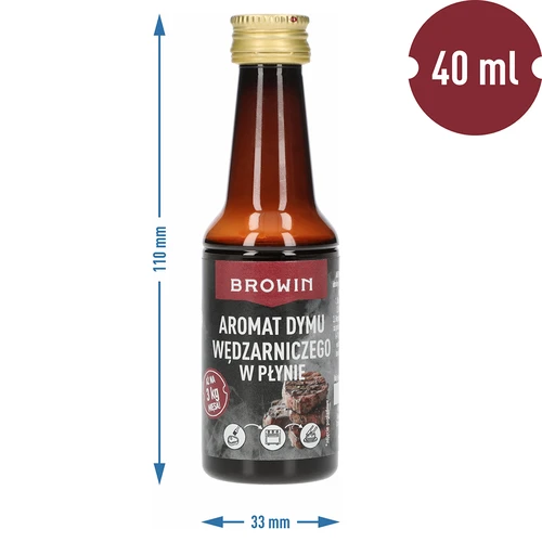 Aroma de humo líquido para 3 kg, 40 ml - 3