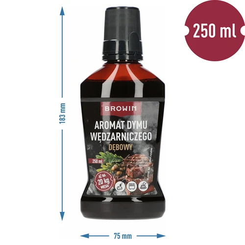 Aroma de humo líquido para ahumar - roble, 250 ml - 4