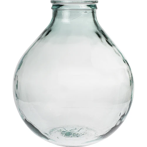 Balón para vino 25L con cuello ancho en cesta de plástico. - 2