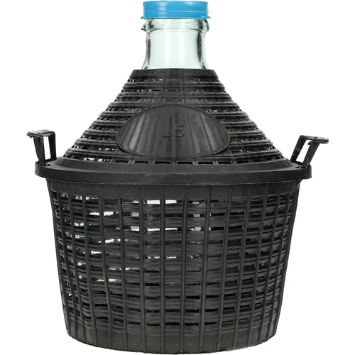 Balón para vino 5L en cesta de plástico  - 1 
