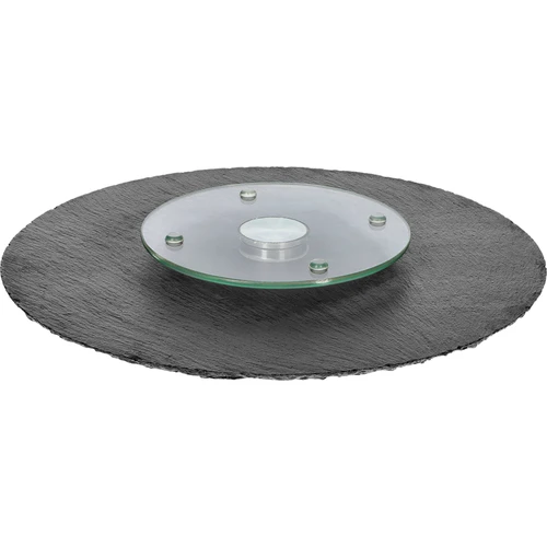 Bandeja giratoria de pizarra fi30cm - 7