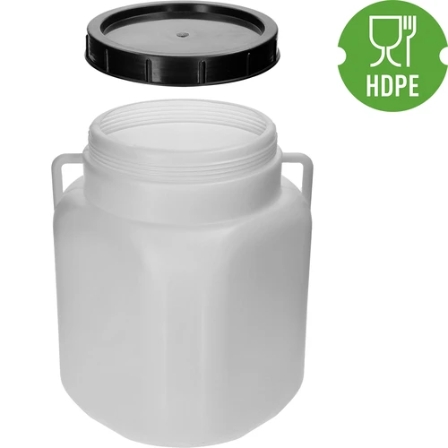 Barril Cuadrado - blanco, asas, 30 L - 4